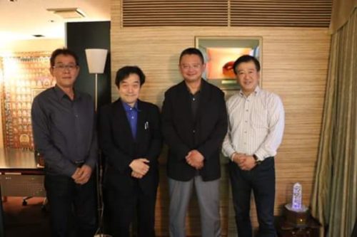 ILFJ(日本国際ラウェイ連盟)の三井さん、中村さん、エジソン井上さん意見交換会
